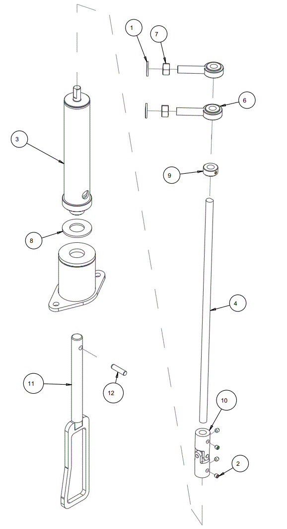 Section 26 Diagram and Parts List for MK-4020B 167439-20 MK Diamond Concrete Saw